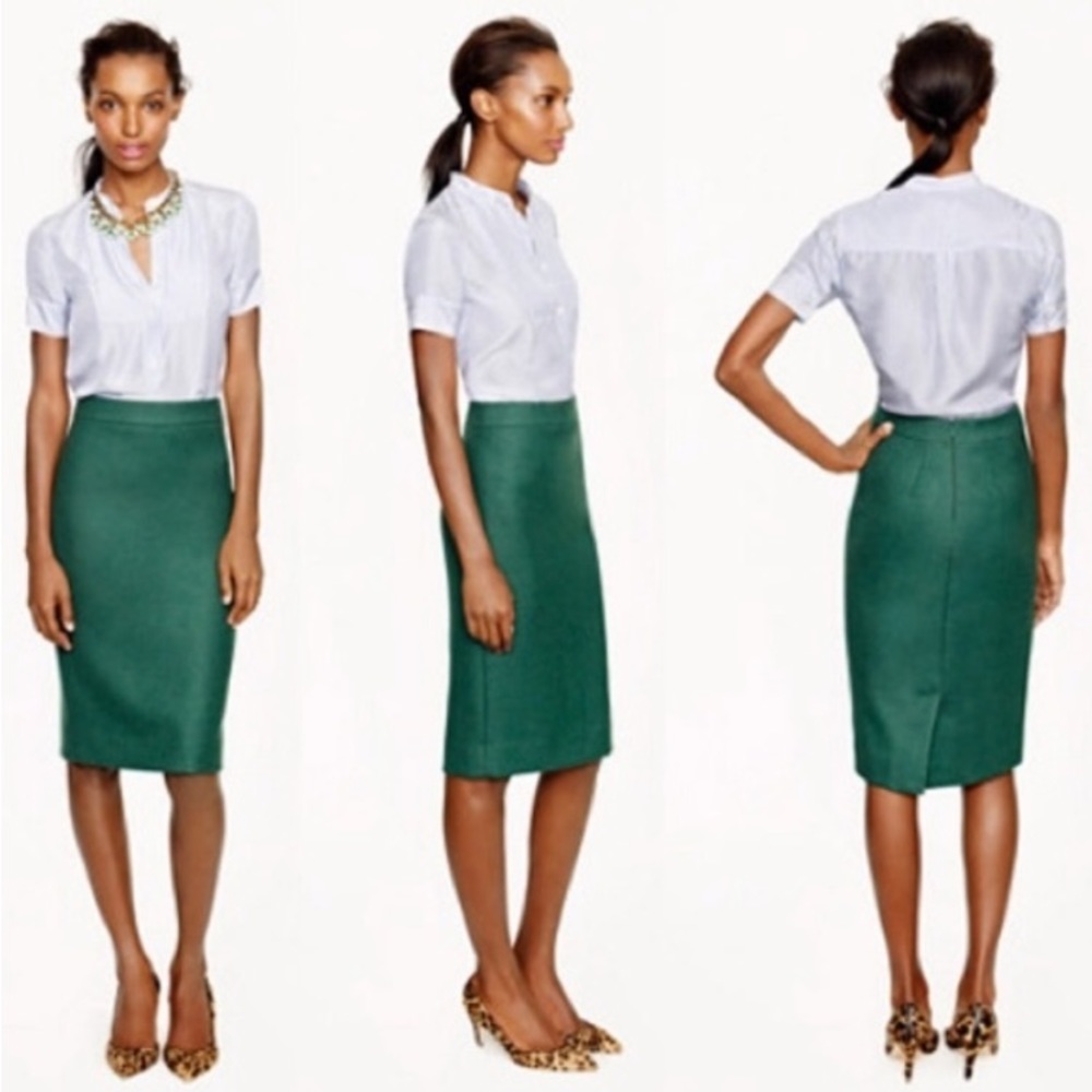 NWT J crew wool pencil skirt